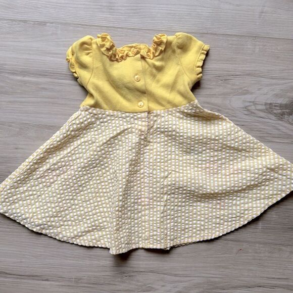 YoungLand Baby Girl Floral Dress Cardigan Outfit Size 12M - Picture 3 of 5